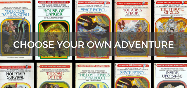 On Writing: Choose Your Own Adventure Books for Adults