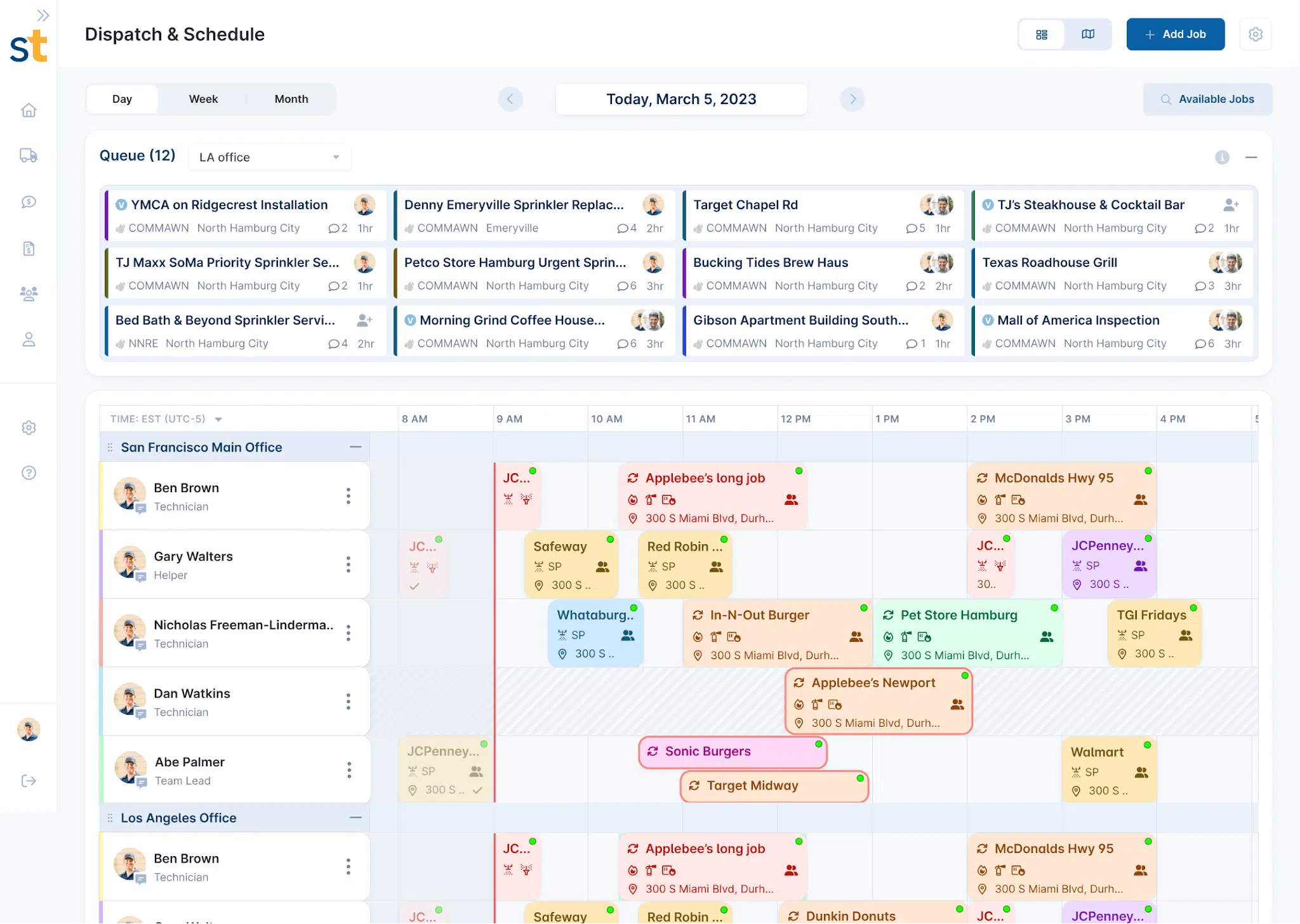 Maintenance operations