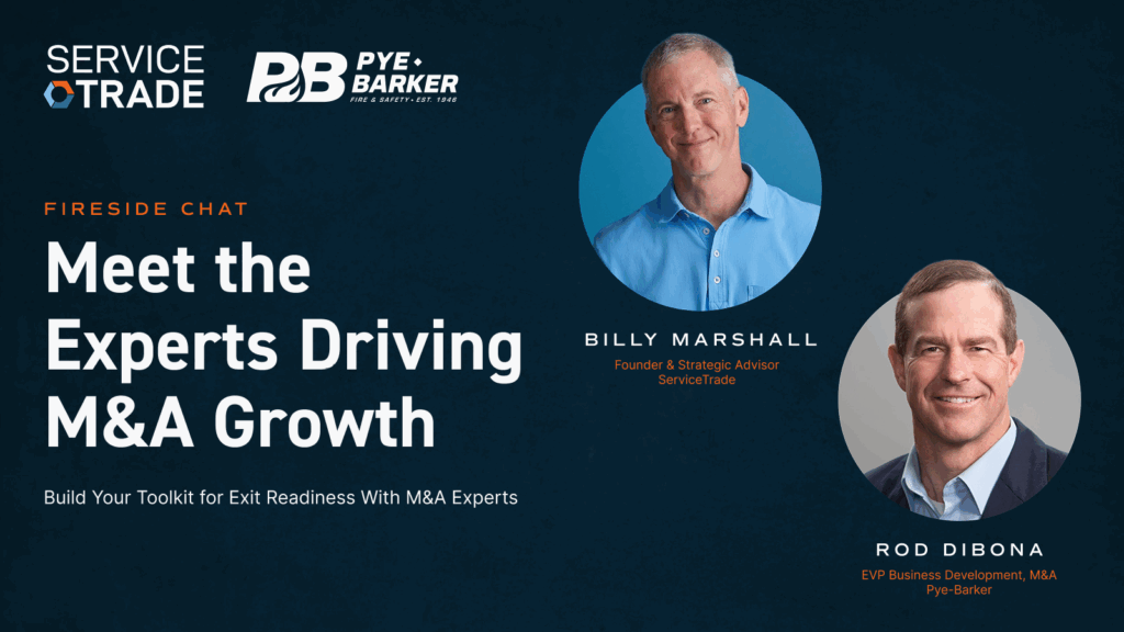 M&A Readiness Webinar Pye-Barker and ServiceTrade