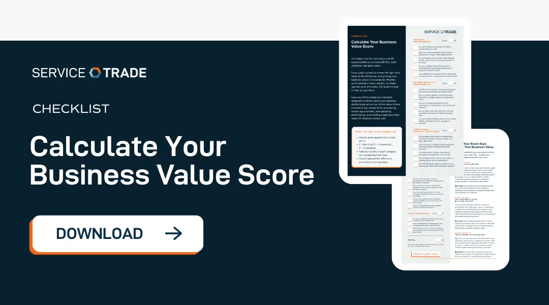 Calculate your business value score