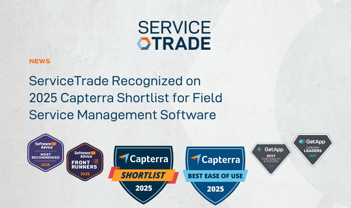 ServiceTrade Recognized On 2025 Capterra Shortlist For Field Service ...