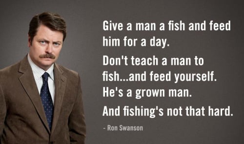 sales is like fishing. right?