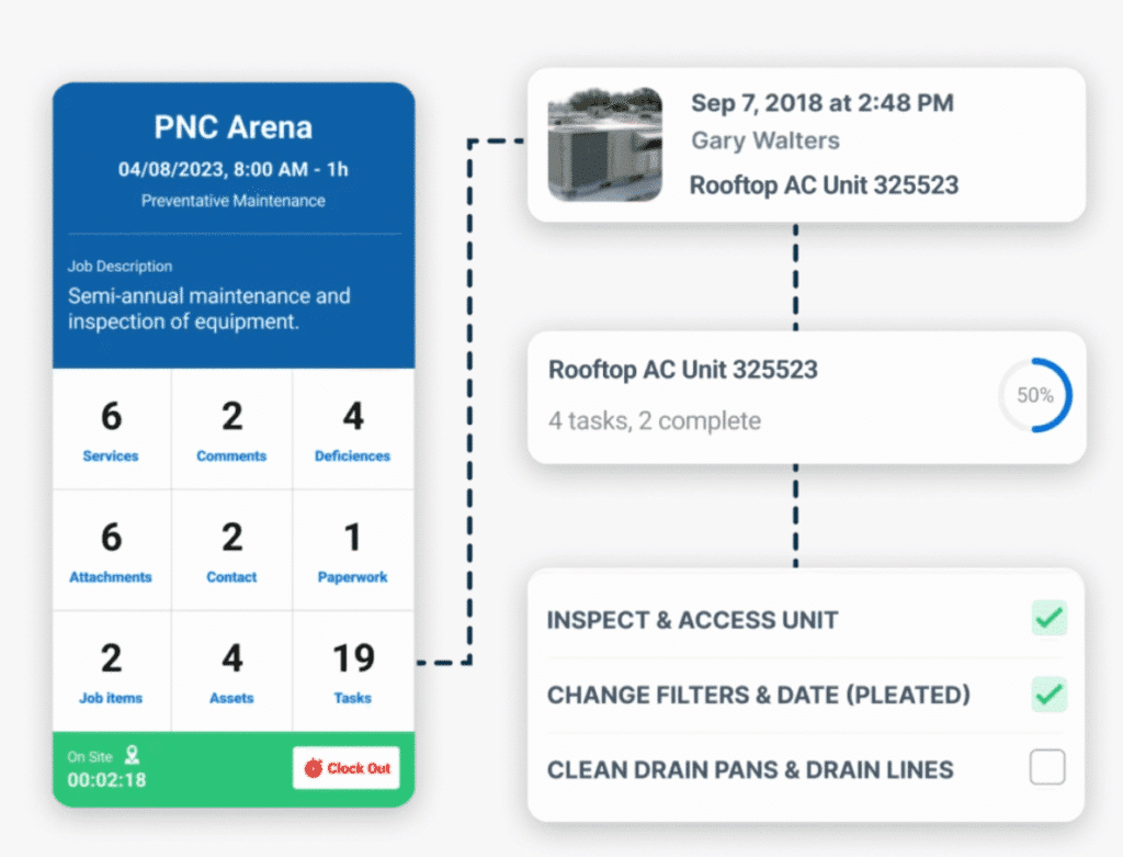 ServiceTrade Mobile App Interface