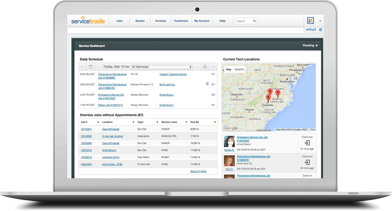 Service Track Track The Truck? Track The Tech! | ServiceTrade